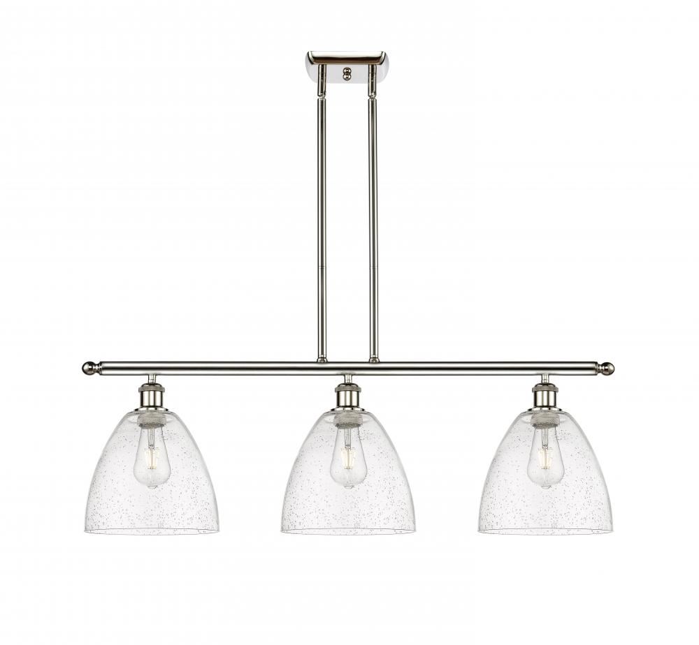 Bristol - 3 Light - 36 inch - Polished Nickel - Stem hung - Island Light