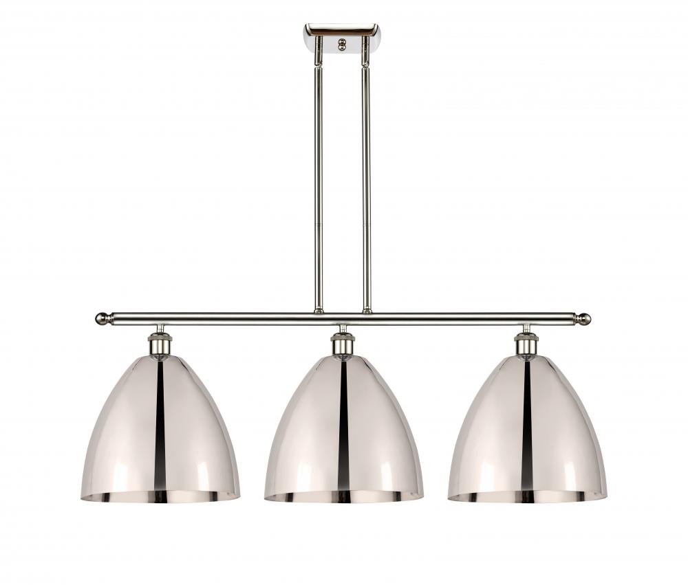 Bristol - 3 Light - 39 inch - Polished Nickel - Stem hung - Island Light