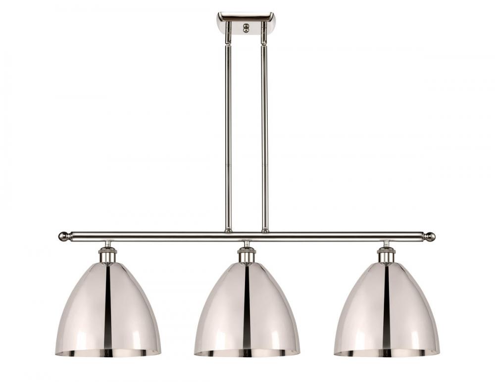Bristol - 3 Light - 36 inch - Polished Nickel - Stem hung - Island Light