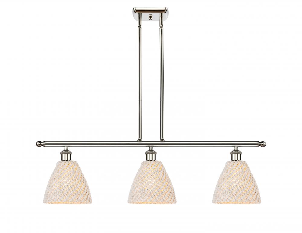 Bristol Natural - 4 Light - 48 inch - Polished Nickel - Cord hung - Island Light