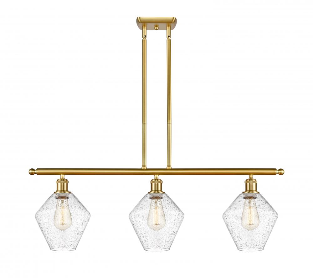 Cindyrella - 3 Light - 36 inch - Satin Gold - Stem hung - Island Light