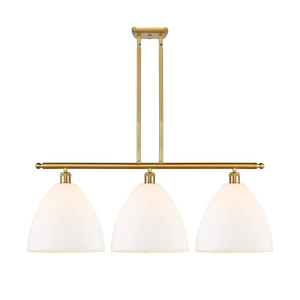 Bristol - 3 Light - 39 inch - Satin Gold - Stem hung - Island Light