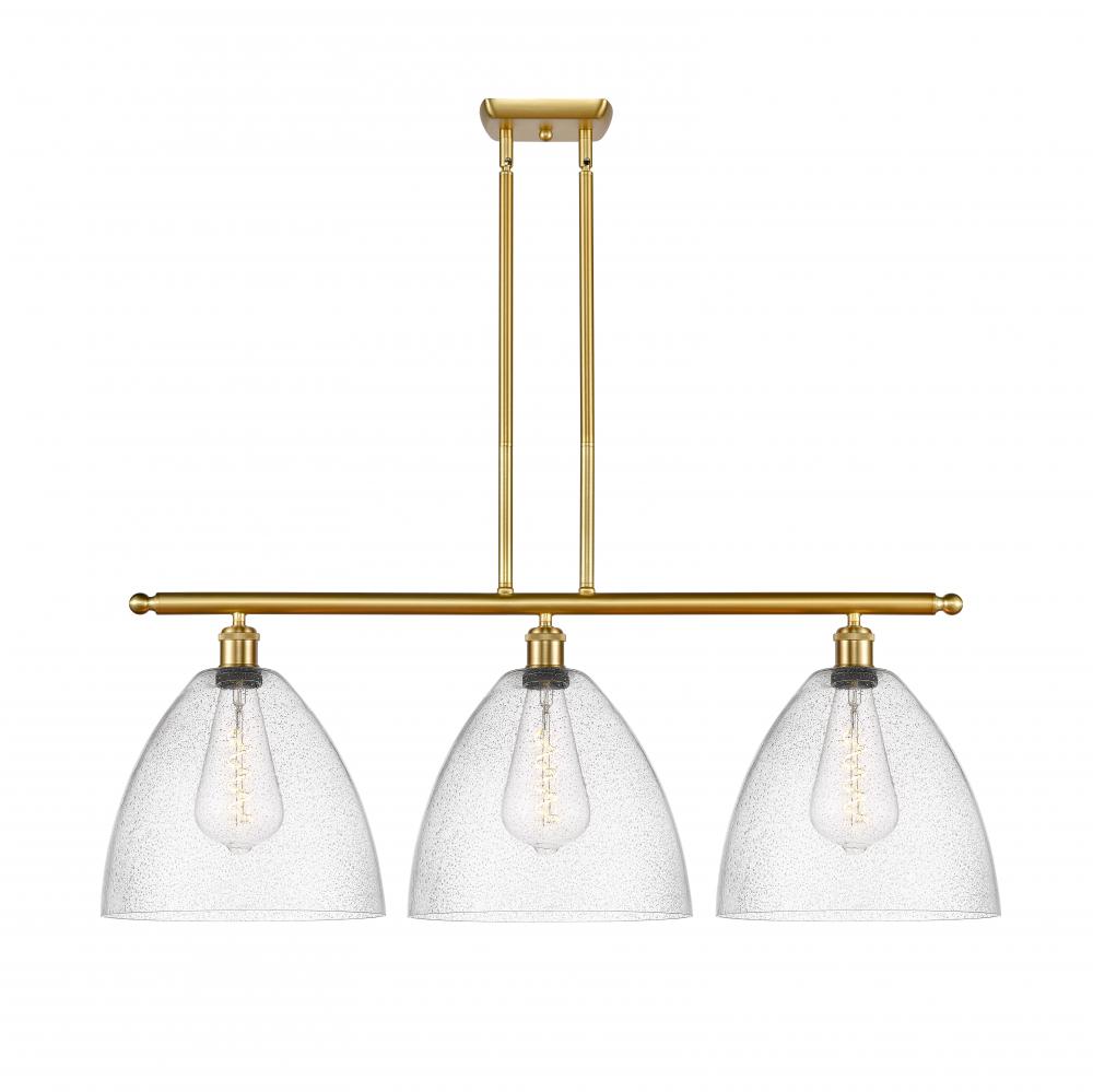 Bristol - 3 Light - 39 inch - Satin Gold - Stem hung - Island Light