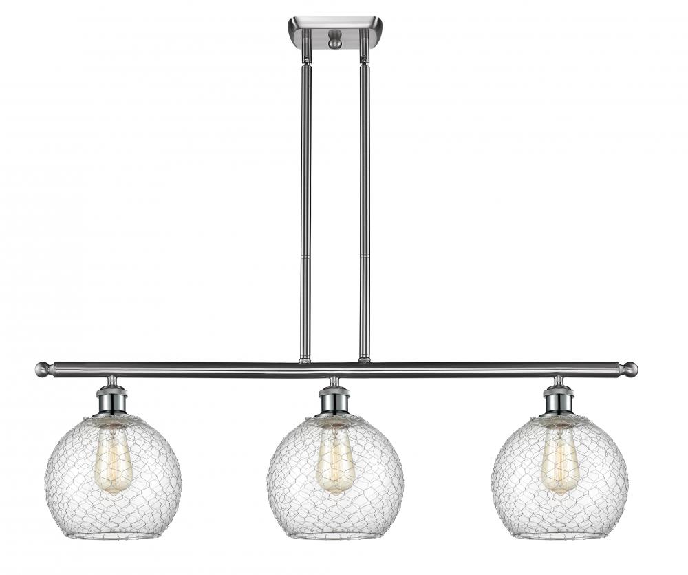 Farmhouse Chicken Wire 3 Light Island Light