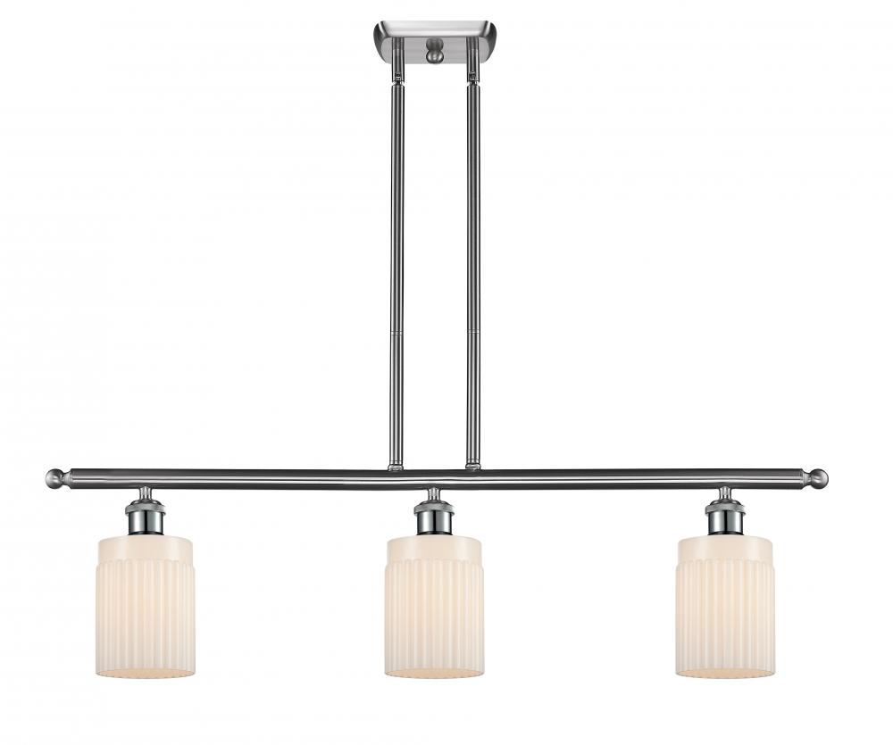 Hadley - 3 Light - 36 inch - Brushed Satin Nickel - Stem hung - Island Light