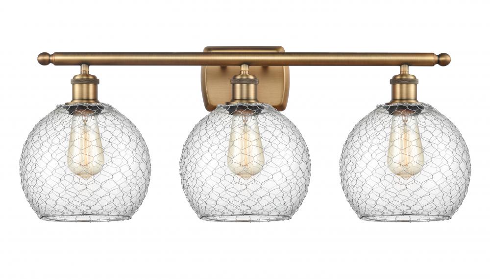 Farmhouse Chicken Wire 3 Light Bath Vanity Light