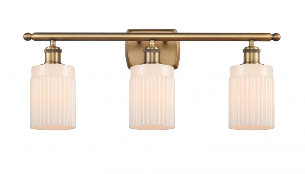 Hadley - 3 Light - 25 inch - Brushed Brass - Bath Vanity Light