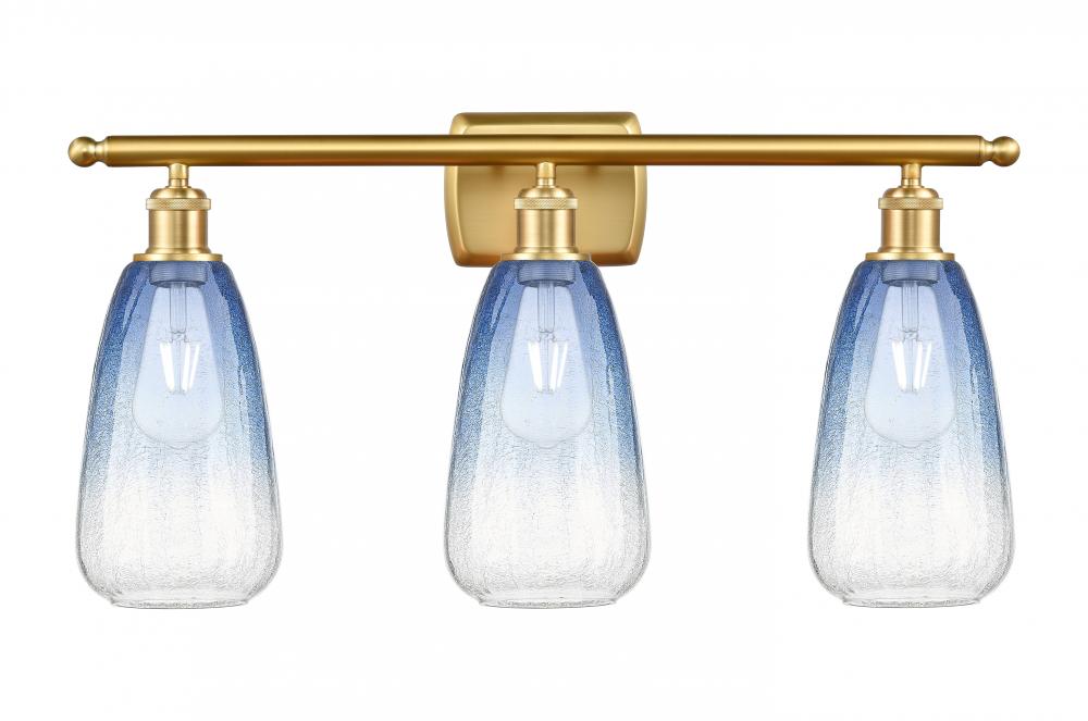 Brookhaven Almond - 3 Light - 26 inch - Satin Gold - Bath Vanity Light