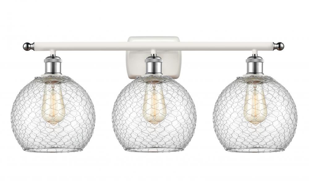 Farmhouse Chicken Wire 3 Light Bath Vanity Light