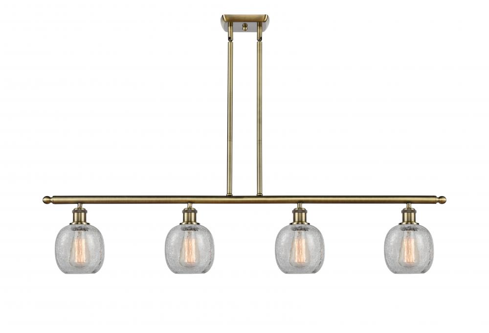 Belfast - 4 Light - 48 inch - Antique Brass - Stem hung - Island Light