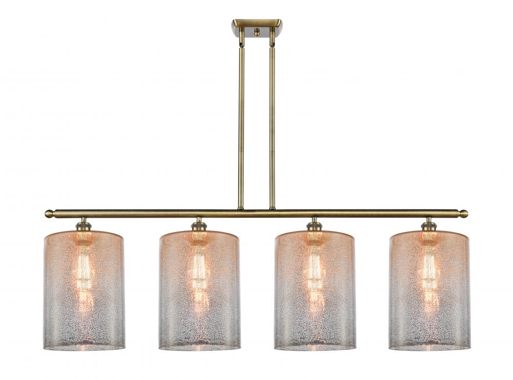 Cobbleskill - 4 Light - 48 inch - Antique Brass - Stem hung - Island Light