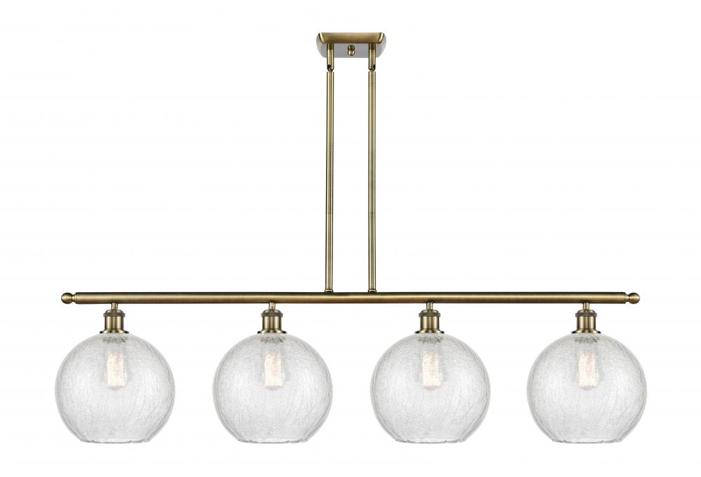 Athens - 4 Light - 48 inch - Antique Brass - Stem Hung - Island Light