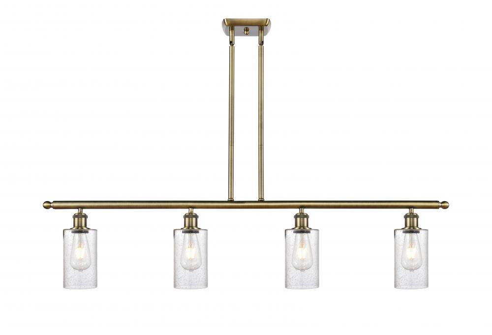 Clymer - 4 Light - 48 inch - Antique Brass - Stem hung - Island Light