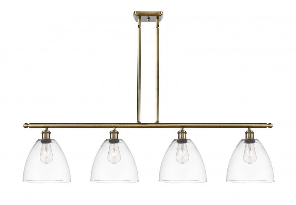 Bristol - 4 Light - 48 inch - Antique Brass - Stem hung - Island Light