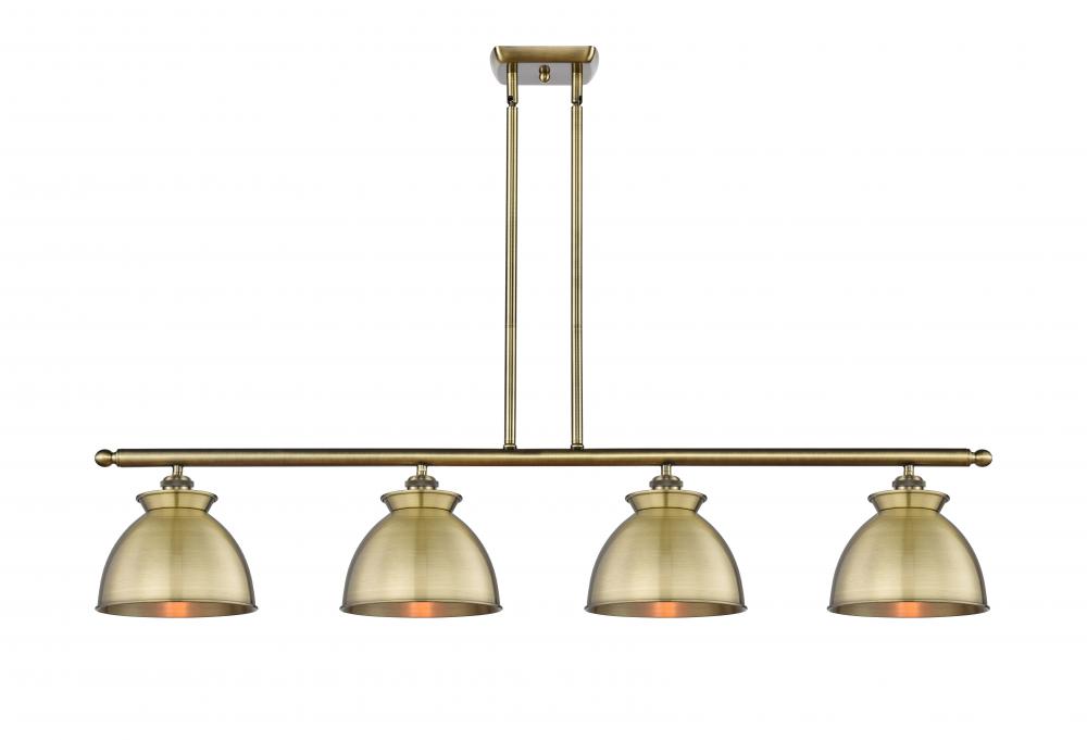 Adirondack - 4 Light - 48 inch - Antique Brass - Stem hung - Island Light