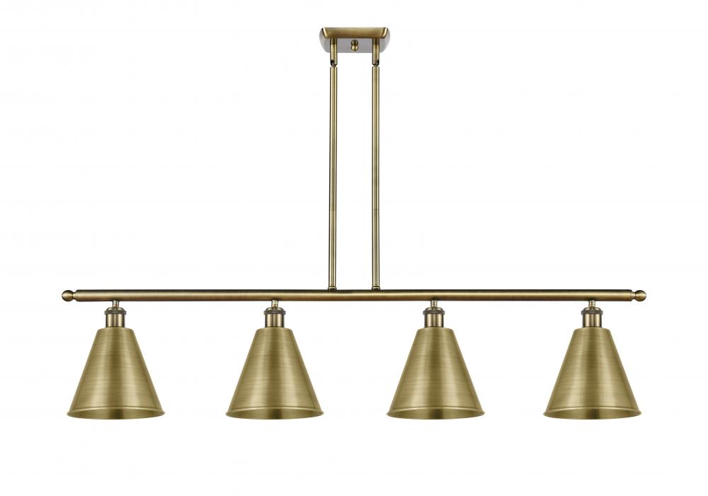 Berkshire - 4 Light - 48 inch - Antique Brass - Stem hung - Island Light