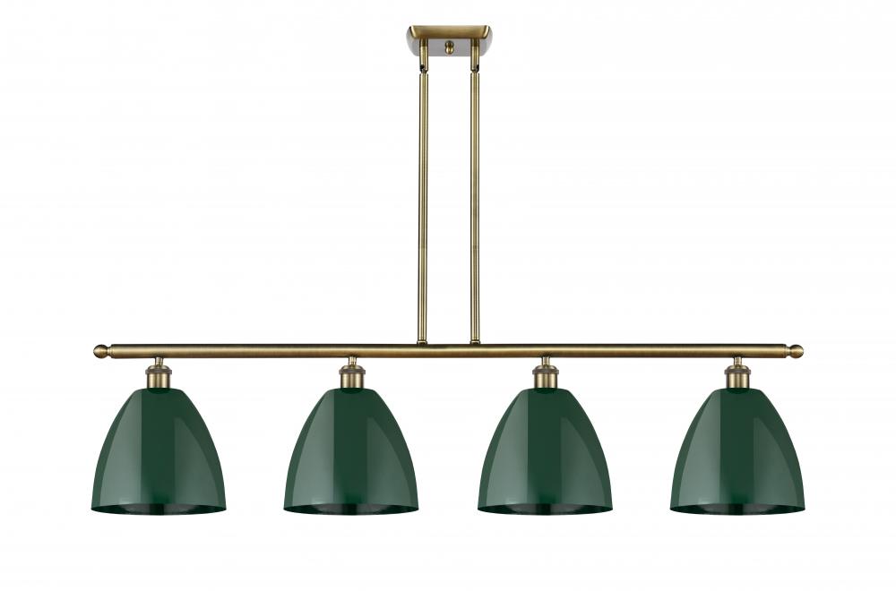 Plymouth - 4 Light - 48 inch - Antique Brass - Stem hung - Island Light