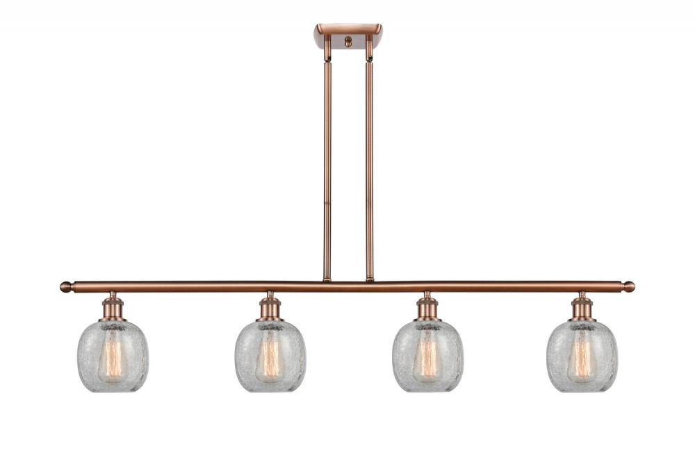 Belfast - 4 Light - 48 inch - Antique Copper - Stem hung - Island Light