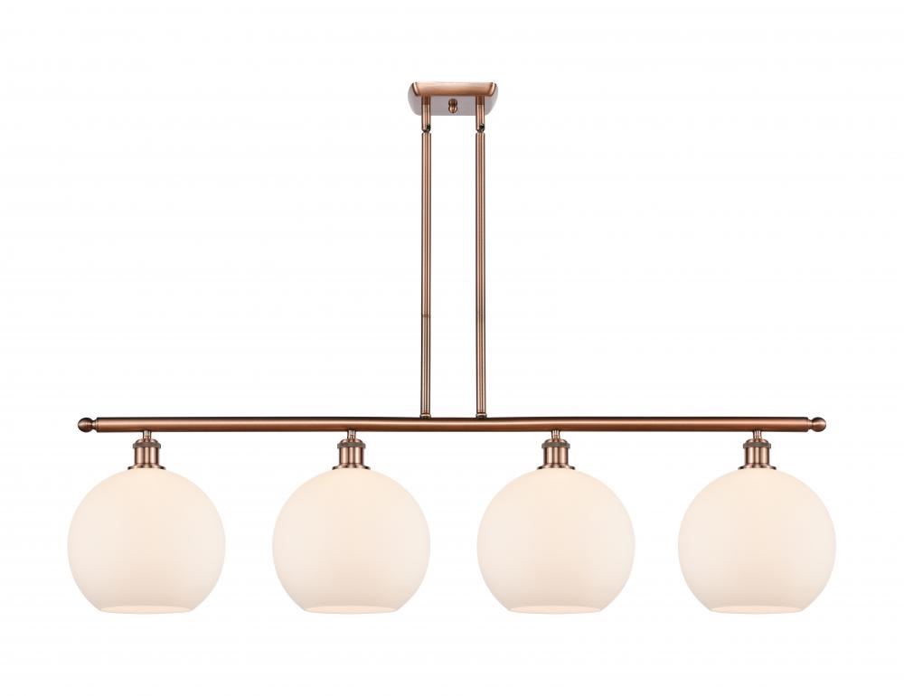 Athens - 4 Light - 48 inch - Antique Copper - Stem Hung - Island Light