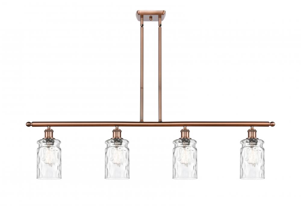 Candor - 4 Light - 48 inch - Antique Copper - Stem hung - Island Light