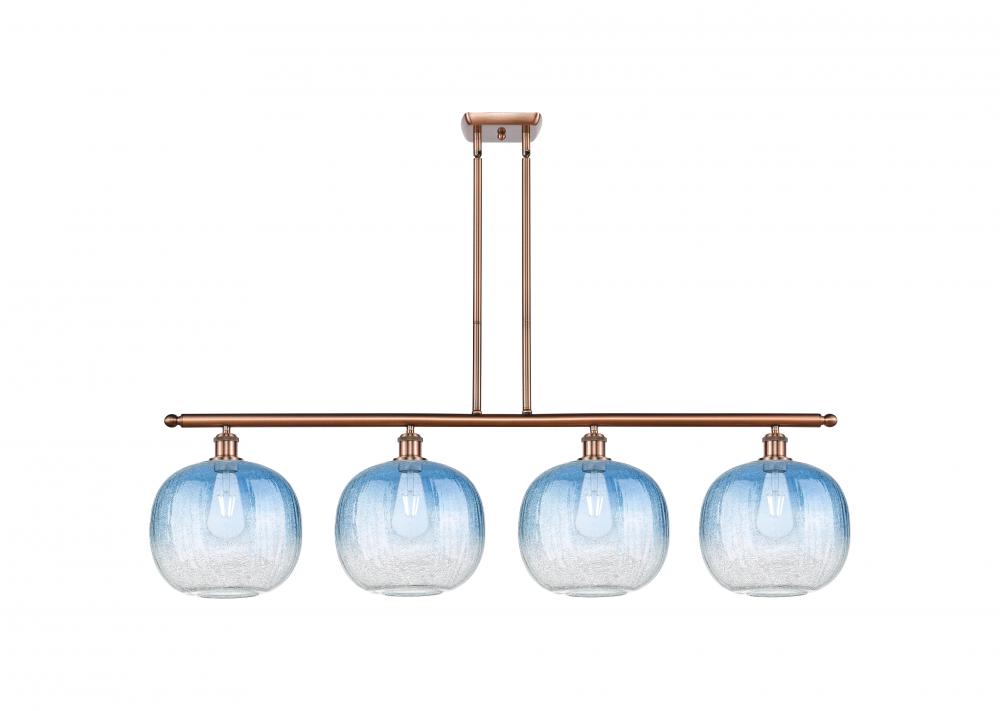 Brookhaven Sphere - 4 Light - 49 inch - Antique Copper - Stem Hung - Island Light