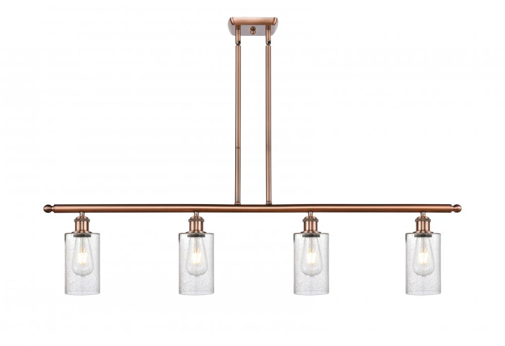 Clymer - 4 Light - 48 inch - Antique Copper - Stem hung - Island Light