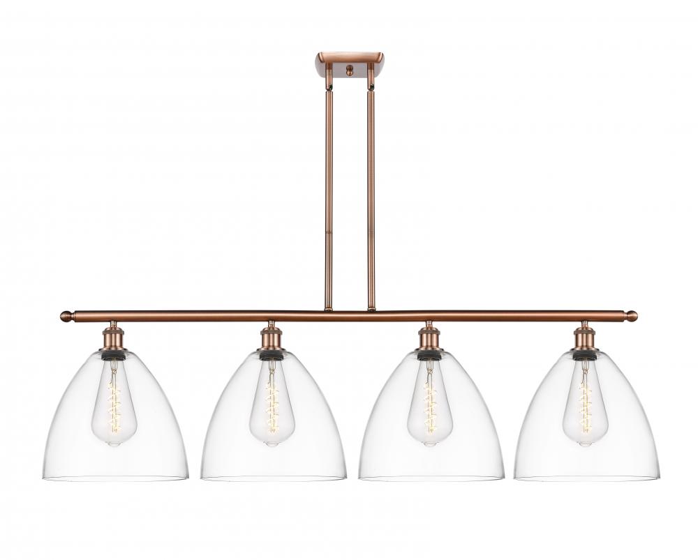 Bristol - 4 Light - 50 inch - Antique Copper - Stem hung - Island Light