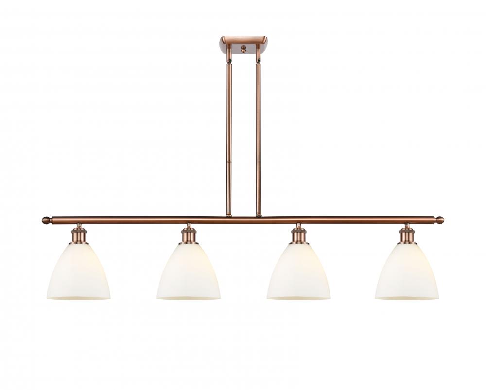 Bristol - 4 Light - 48 inch - Antique Copper - Stem hung - Island Light