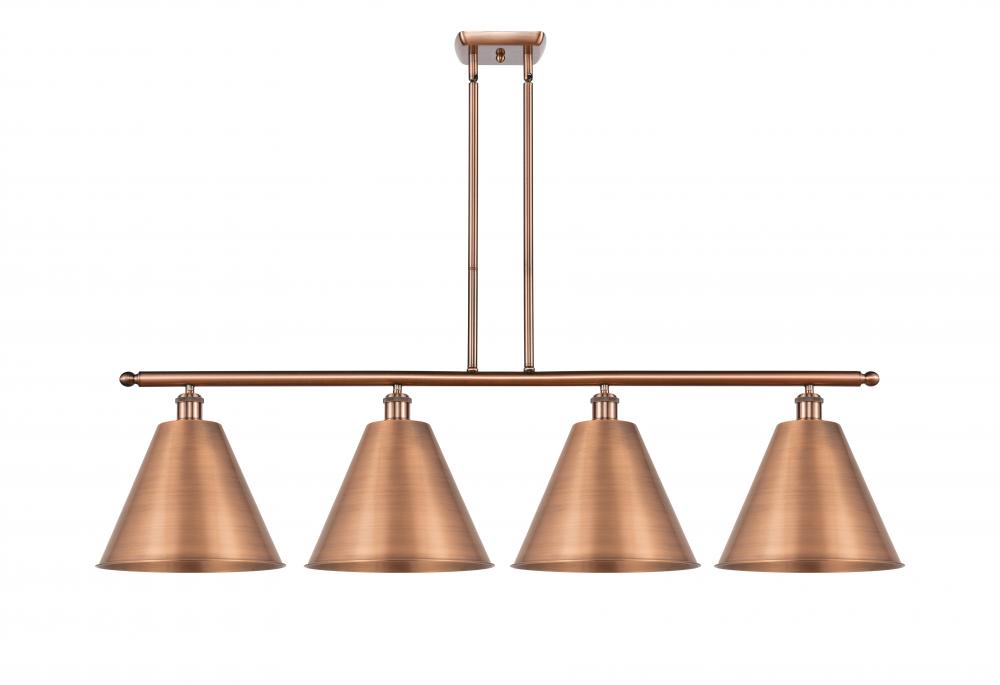 Berkshire - 4 Light - 50 inch - Antique Copper - Stem hung - Island Light