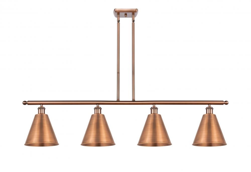 Berkshire - 4 Light - 48 inch - Antique Copper - Stem hung - Island Light