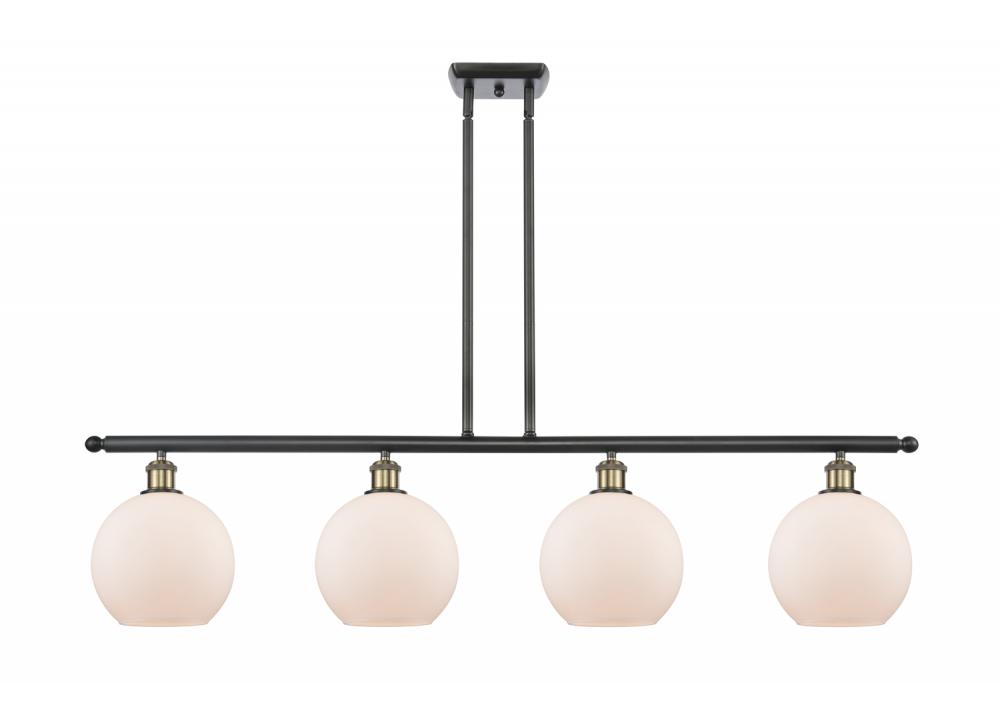 Athens - 4 Light - 48 inch - Black Antique Brass - Stem hung - Island Light