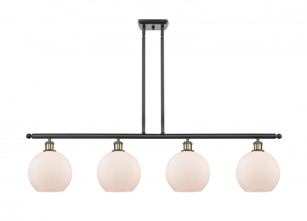 Athens - 4 Light - 48 inch - Black Antique Brass - Stem hung - Island Light