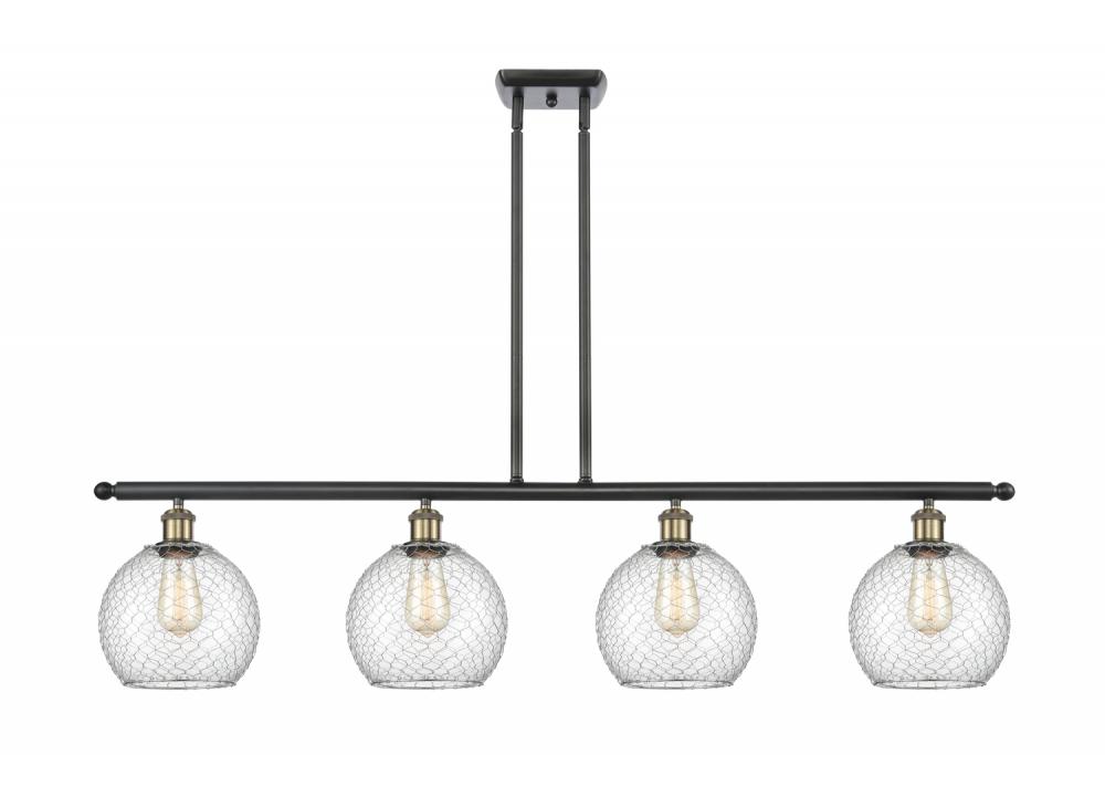 Farmhouse Chicken Wire 4 Light Island Light