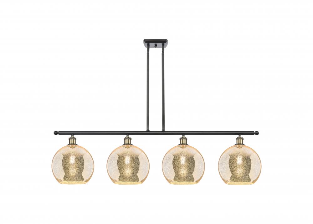 Athens - 4 Light - 48 inch - Black Antique Brass - Stem Hung - Island Light