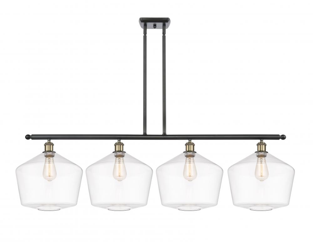 Cindyrella - 4 Light - 50 inch - Black Antique Brass - Stem hung - Island Light