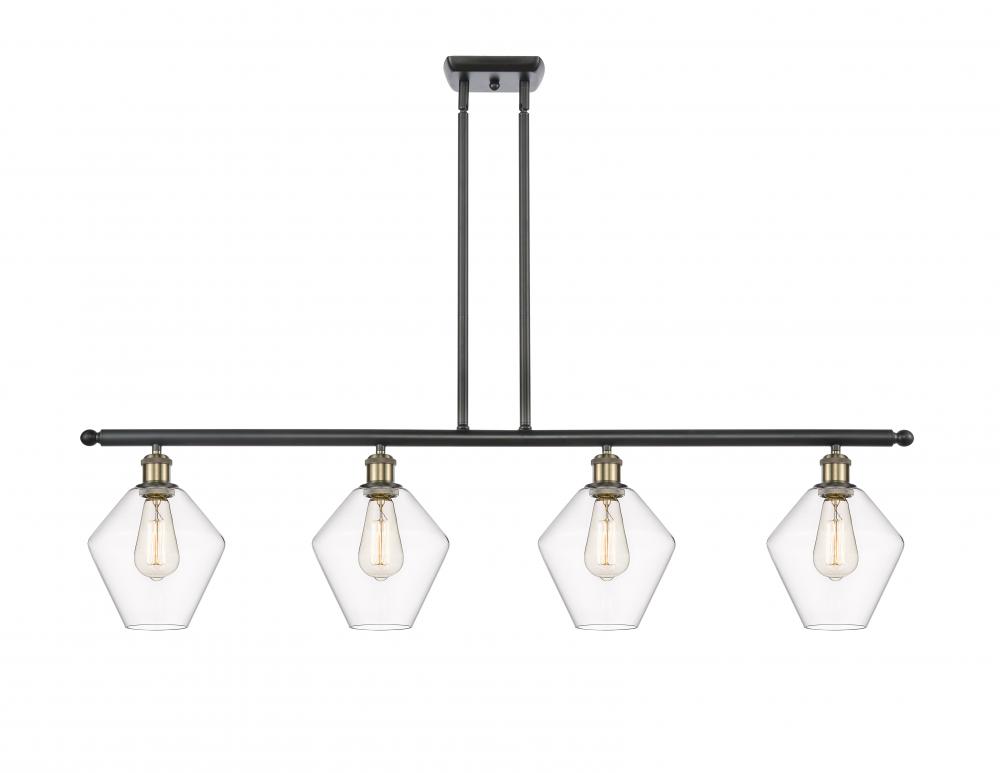 Cindyrella - 4 Light - 48 inch - Black Antique Brass - Stem hung - Island Light