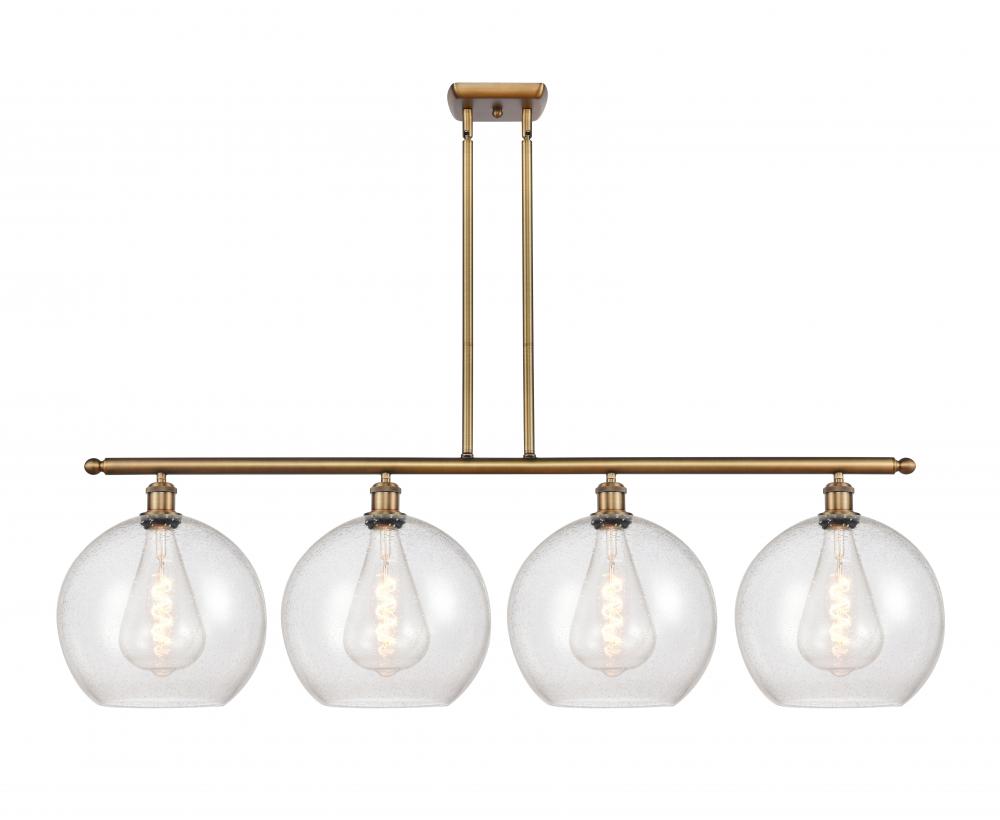 Athens - 4 Light - 50 inch - Brushed Brass - Stem Hung - Island Light