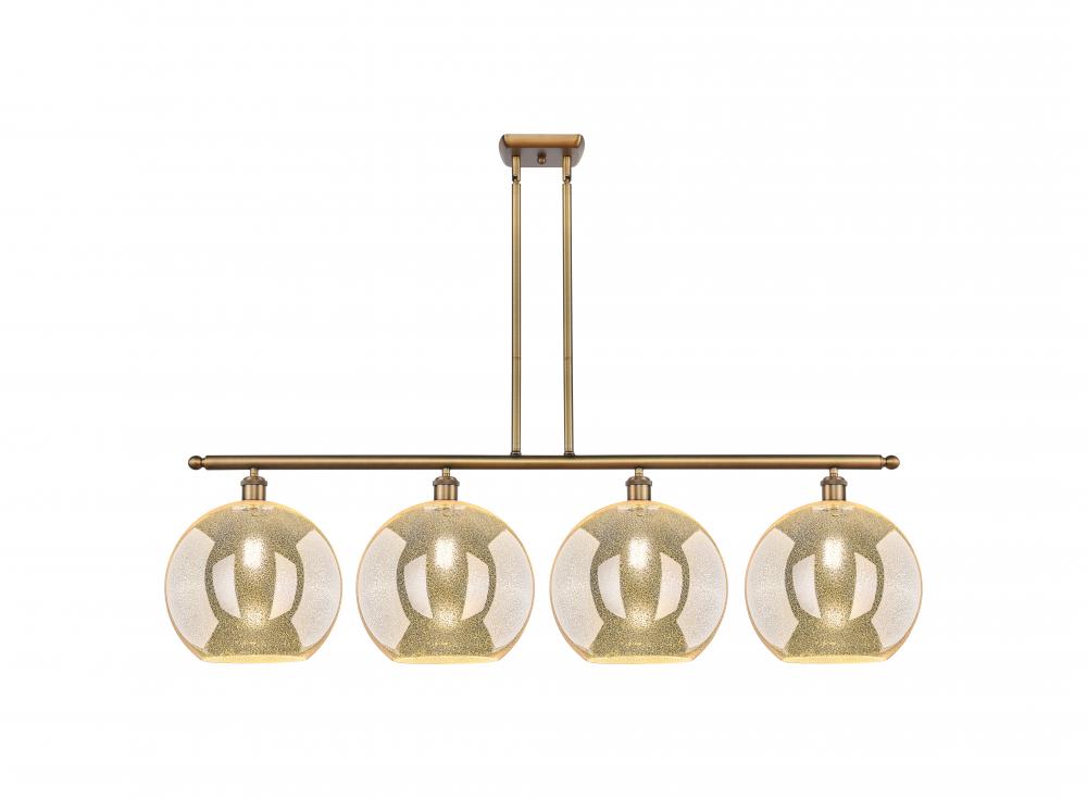 Athens - 4 Light - 50 inch - Brushed Brass - Stem Hung - Island Light