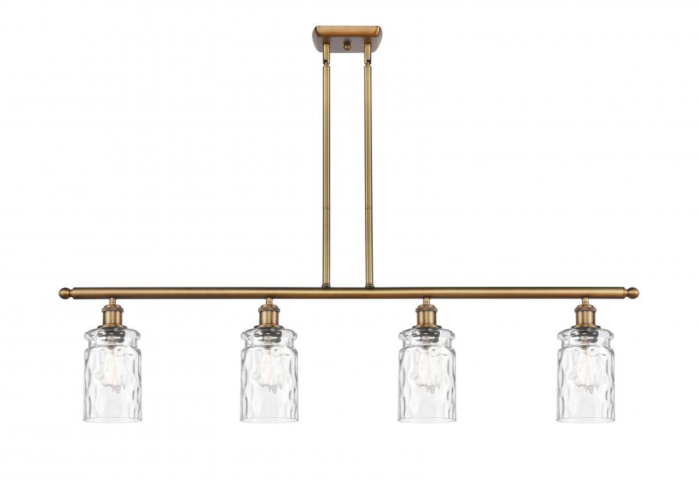 Candor - 4 Light - 48 inch - Brushed Brass - Stem hung - Island Light