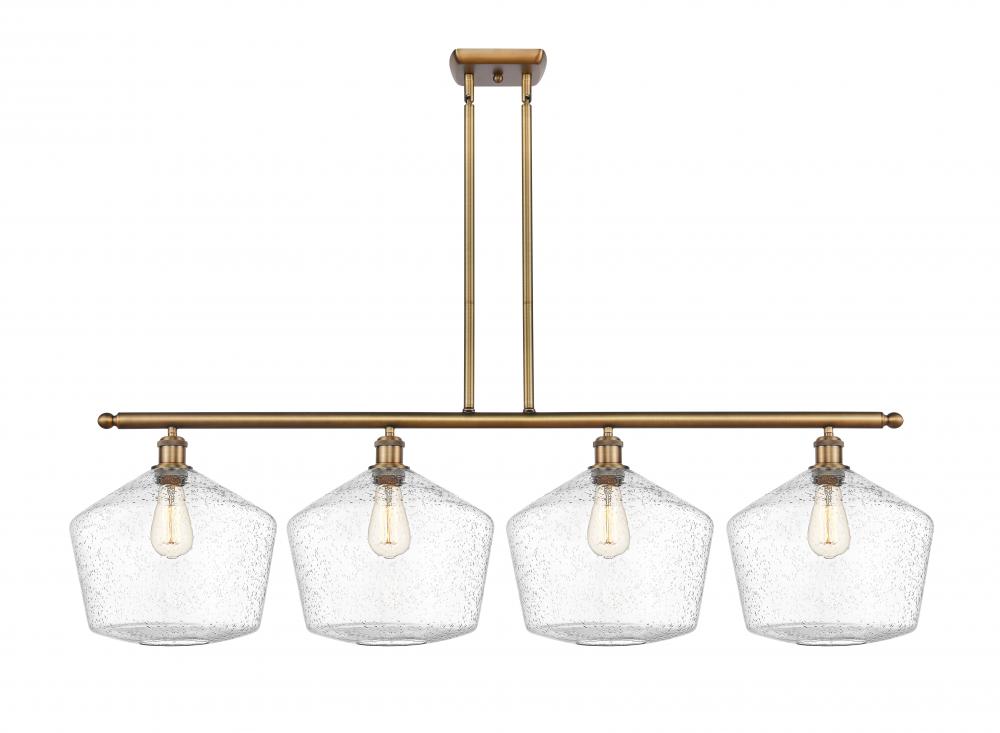 Cindyrella - 4 Light - 50 inch - Brushed Brass - Stem hung - Island Light