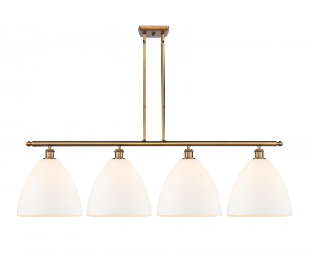 Bristol - 4 Light - 50 inch - Brushed Brass - Stem hung - Island Light