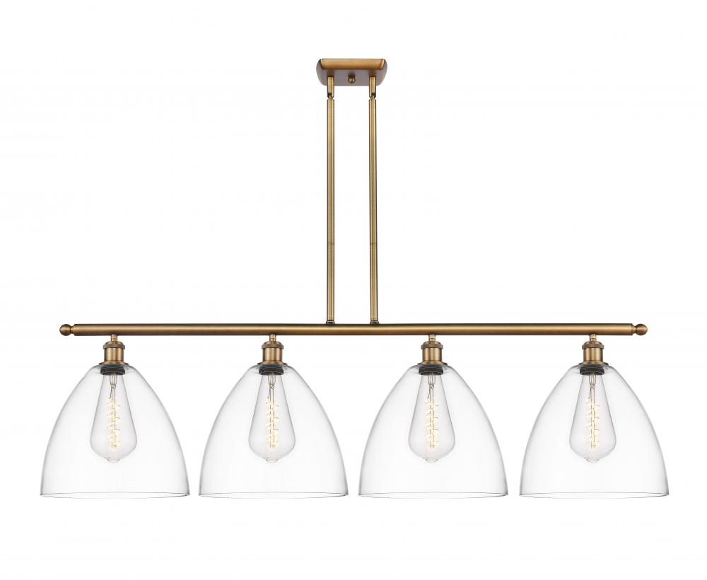 Bristol - 4 Light - 50 inch - Brushed Brass - Stem hung - Island Light