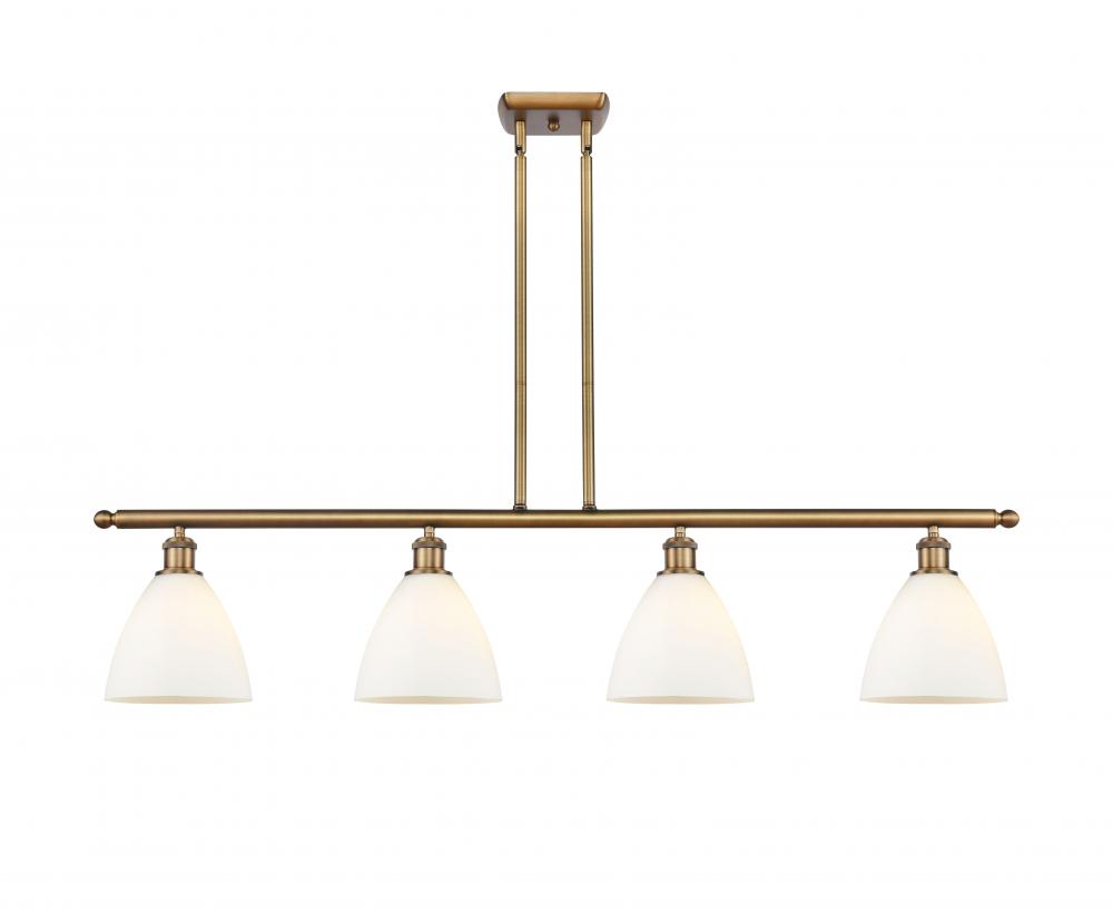 Bristol - 4 Light - 48 inch - Brushed Brass - Stem hung - Island Light