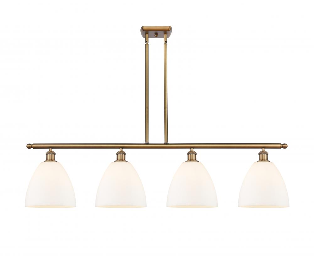 Bristol - 4 Light - 48 inch - Brushed Brass - Stem hung - Island Light