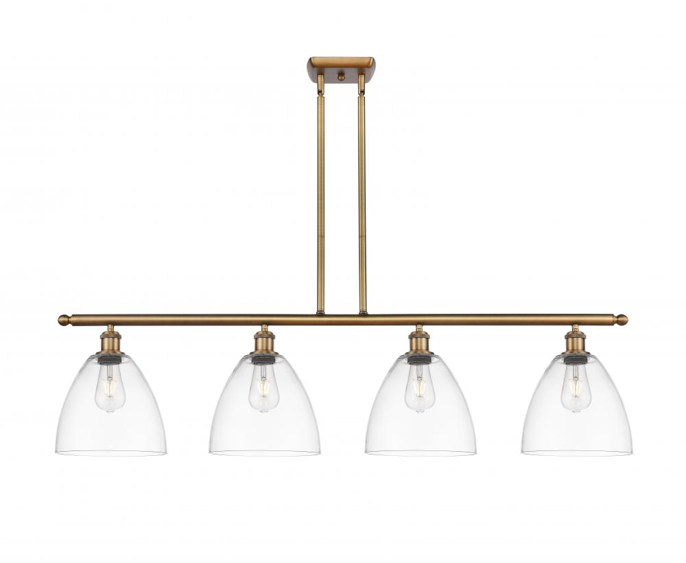 Bristol - 4 Light - 48 inch - Brushed Brass - Stem hung - Island Light