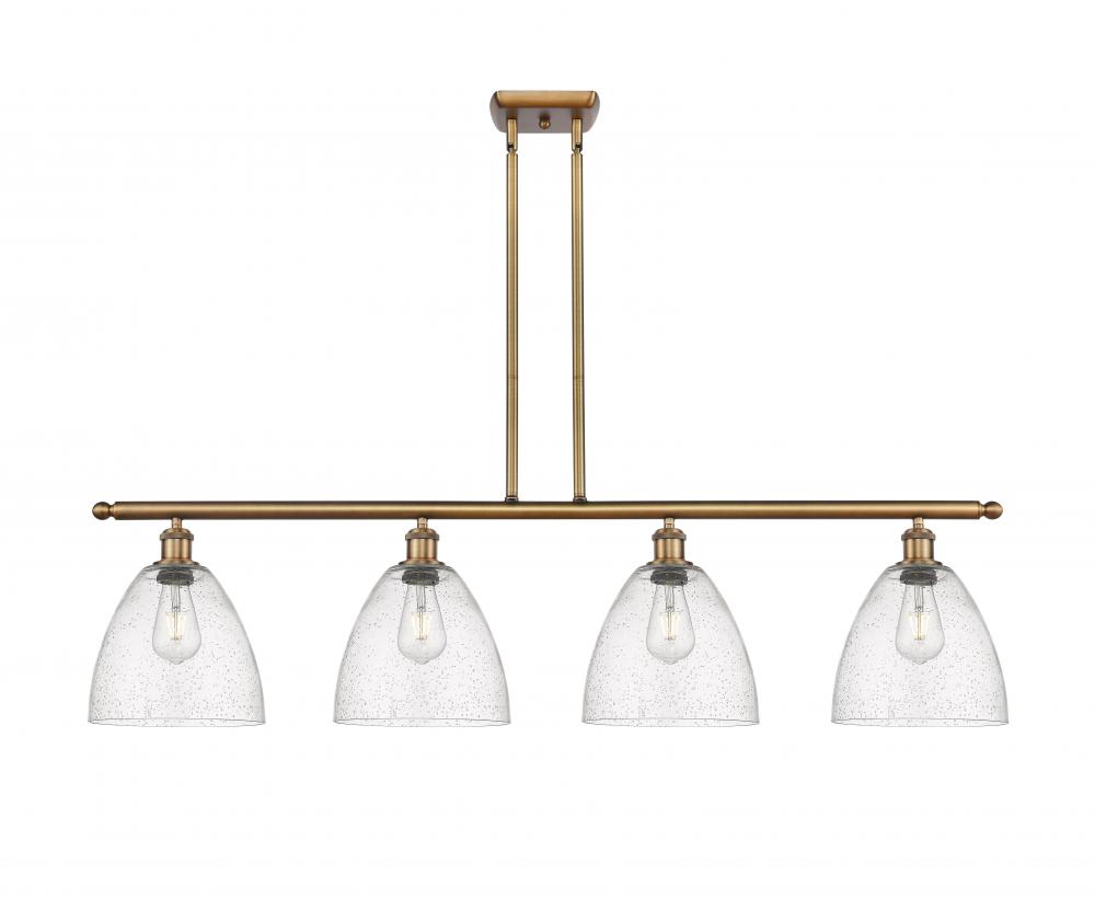 Bristol - 4 Light - 48 inch - Brushed Brass - Stem hung - Island Light