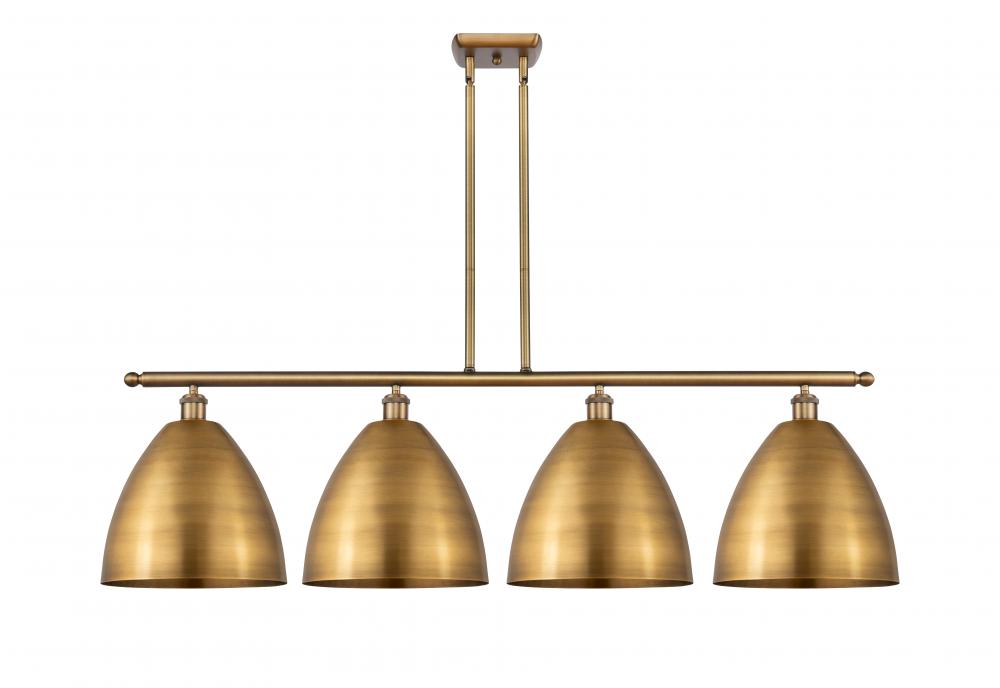 Bristol - 4 Light - 50 inch - Brushed Brass - Stem hung - Island Light