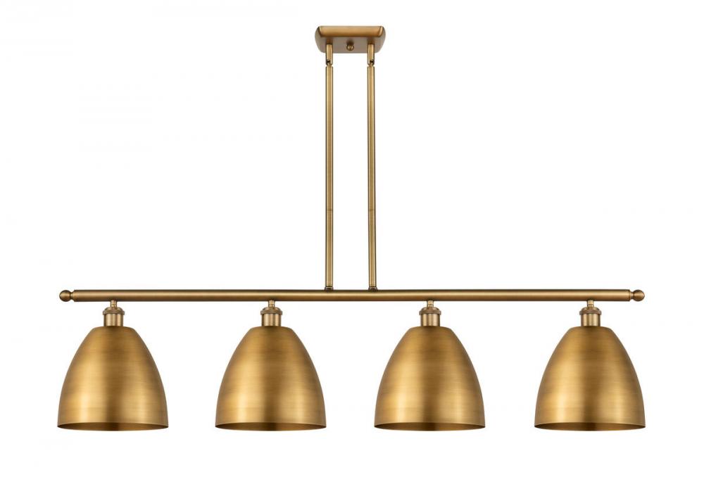 Bristol - 4 Light - 48 inch - Brushed Brass - Stem hung - Island Light