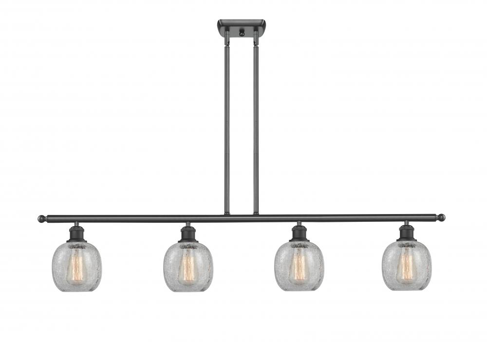 Belfast - 4 Light - 48 inch - Matte Black - Stem hung - Island Light