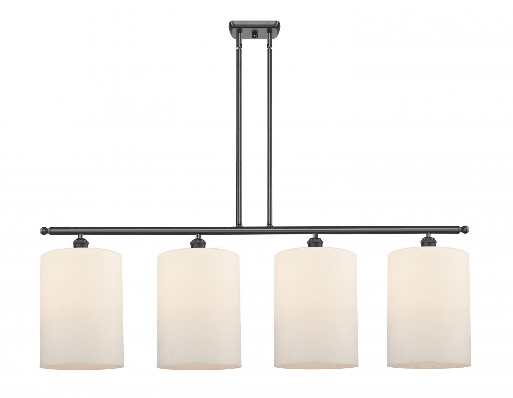Cobbleskill - 4 Light - 48 inch - Matte Black - Stem hung - Island Light